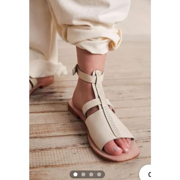 New Free  People Vacation Day Wrap Sandals Size 37.5 - Picture 1 of 8